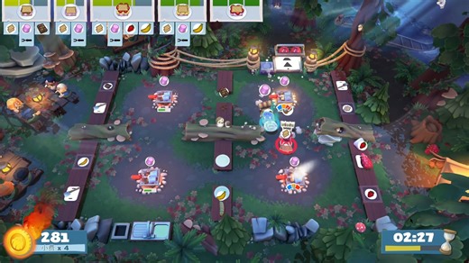 【Overcooked2】Campfire Cook/篝火/营火3-3双人4星