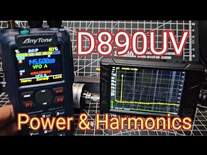 Anytone D890UV Power Test & Harmonics