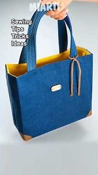 20 minutes Tote Bag from Old Jeans Miarti🪡🧵✂️ 👜