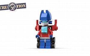 乐高积木Moc变形金刚擎天柱人仔