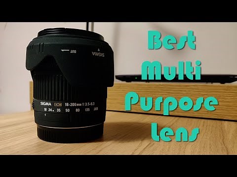 Sigma 18-200mm f3.5-6.3 DC Lens Unboxing | Best Multi Purpose Lens