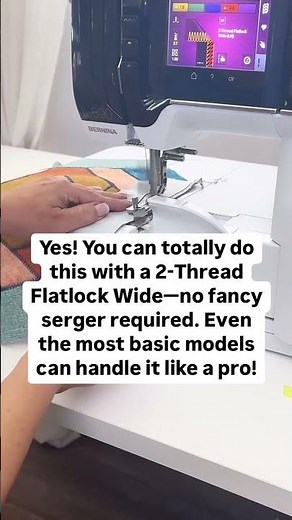 Did you know you could quilt with a serger