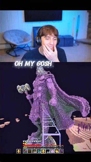 Dr Donut Finds the BIGGEST THOR BUILD in Dr Donut SMP 😱 | Minecraft Shorts