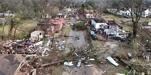 WBRC Exclusive: Drone video of tornado damage in Selma
