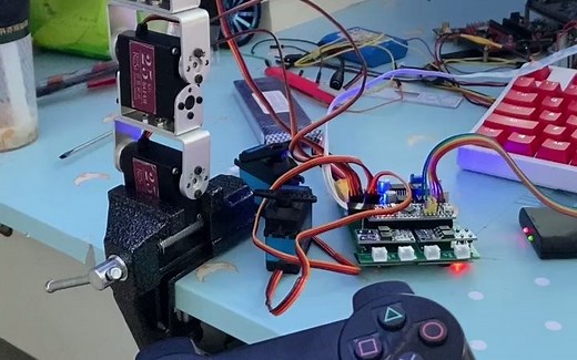 小小分享一个ps2手柄与stm32通信的小例程吧