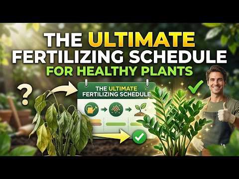 The Ultimate Fertilizing Schedule for Healthy Plants