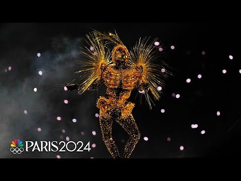 The Golden Voyager takes center stage at the Paris Olympics Closing Ceremony | NBC Sports