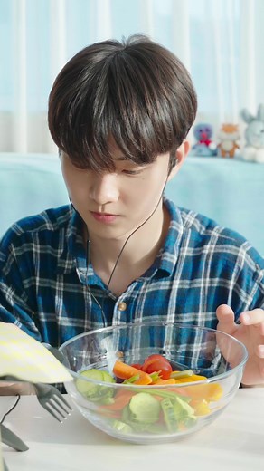 큐람쥐 야채 먹방🐿️🥗 Highlight #ASMR #tingles #THEBOYZ