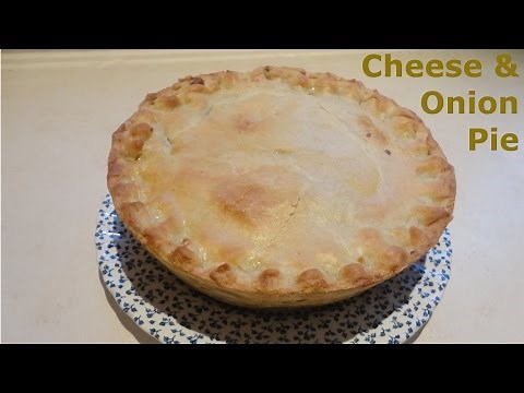 How to make a Cheese & Onion Pie British Recipe