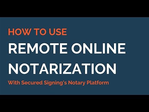 Free Webinar: How to use our Remote Online Notarization software + new features we've recently built