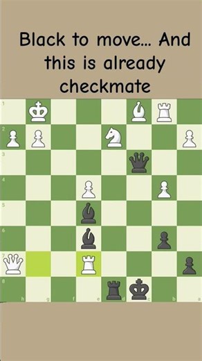 Checkmate Was Already Set... Did You See It? ♟️🔥 | #chess #chessshorts #shorts |