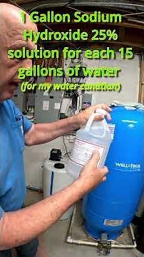DIY Salt💧Water Softener 💧 Sodium Hydroxide Maintenance for PH 🧪 drip feed system Save $$$⏳