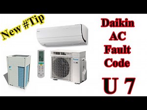 How to solve daikin AC fault code U7?