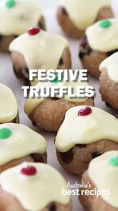 1.5K views · 12 reactions | These simple festive tuffles are super easy to make and super easy to eat! Get the recipe here: https://www.bestrecipes.com.au/recipes/festive-christmas-truffles-recipe/m54qwc6c | Best Recipes | Facebook
