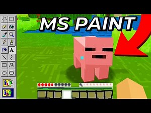 I made EVERY Minecraft Texture in MS paint...