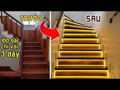 Tự Lắp Đèn LED Cầu Thang Cảm Ứng Thông Minh | 4E Projects