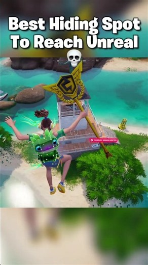 BEST HIDING SPOT LOCATION TO REACH UNREAL💀 #shorts