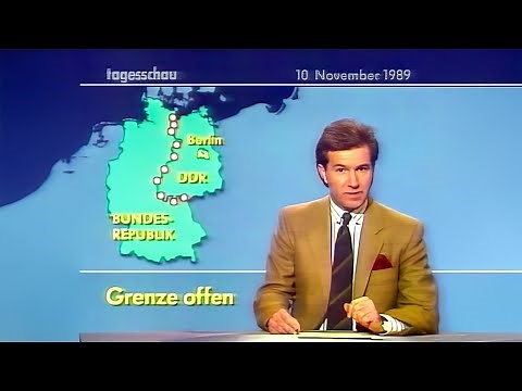 Mauerfall: Nachtausgabe der ARD-Tagesschau 10.11.1989