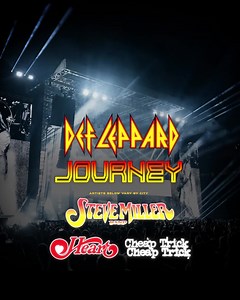 1.9K views · 793 reactions | Def Leppard and Journey’s The Summer Stadium Tour 2024 is on sale now, Nashville! See you soon for an unforgettable night at Nissan Stadium on Sat, Jul 20 with Steve Miller Band! | Def Leppard | Facebook