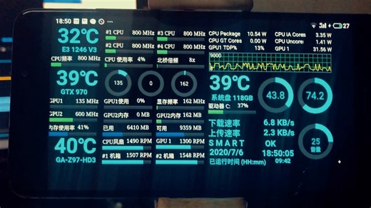 Aida64副屏远程实时监控温度大全