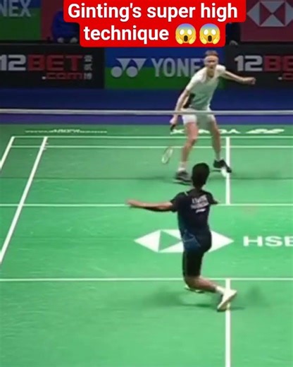 Terrible Ginting's punching technique 😱😱