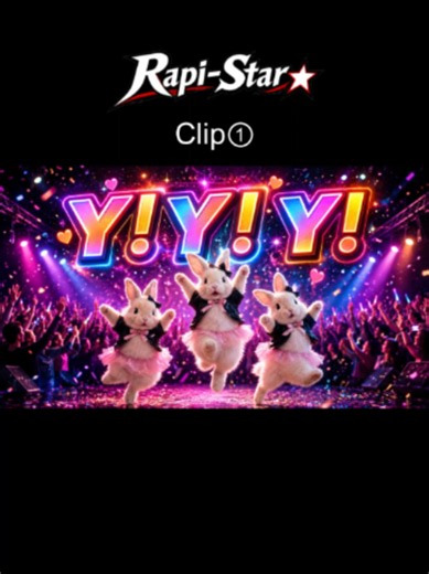 🐇🎸フルはYouTubeで公開中！🐇🎸 Y! Y! Y!｜Rapi-Star（ラピスタ） うさぎをテーマにしたオリジナル楽曲。 Rapi-StarによるRabbit Songsシリーズ。 Clap your hands! 小さな命のビートが、夜を熱くしていく。 クシクシもホリホリも、全部がスタートの合図。 声を合わせて跳ねたくなる、Rabbit power全開の一曲です。 ▼「YouTube」チャンネルはこちら https://www.youtube.com/@Rapi-Star-mofuhouse ▼「X」のアカウントはこちら https://x.com/mofuhouse82 #うさぎ #うさぎ好き #うさぎのいる暮らし #Rabbit #bonny #オリジナル曲 #RabbitSongs #中毒性のある