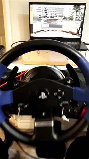 thrustmaster t150 $40 makeshift mount