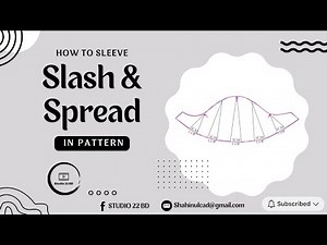 How to Sleeve Slash & Spread in Pattern | Step-by-Step Tutorial ✂️👗