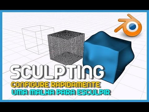 SCULPTING - CONFIGURANDO RAPIDAMENTE UMA MALHA
