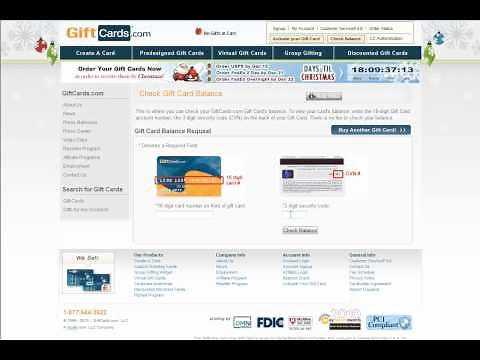 Check Your Gift Card Balance