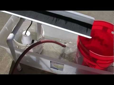 Water Recirculating Gold Sluice ... No Hoses