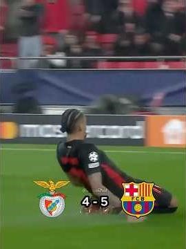 Benfica vs Barca | UCL 24/25🔥#championsleague