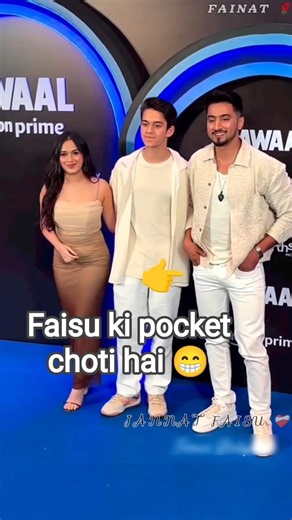 faisu ki pocket choti hai 😁 #faisu #jannatzubair #love #trending #hindisong #fainat #viral