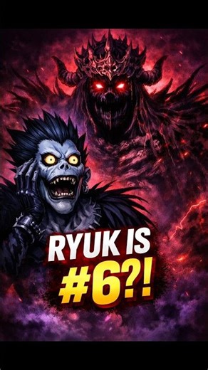 Top 5 Strongest Shinigami in Death Note | Ryuk Ranked #6 #anime