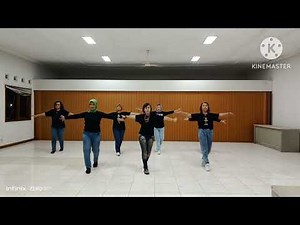 BLUE BAYOU Line Dance/Choreo Elizabeth HS (INA)/Demo Class Berlian