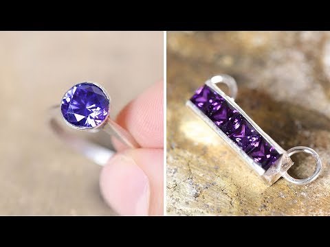 Stone Setting: Collet Setting & Channel Setting (New Course Trailer)