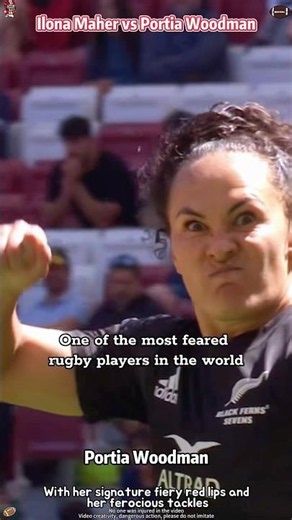 Ilona Maher vs Portia Woodman: Who’s the Real Rugby Queen?#rugbysevens #rugby #ilonamaher