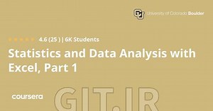 Statistics and Data Analysis with Excel, Part 1
