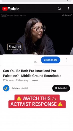 Jubilee Middle Ground Roundtable Discussion on Palestine and Israel