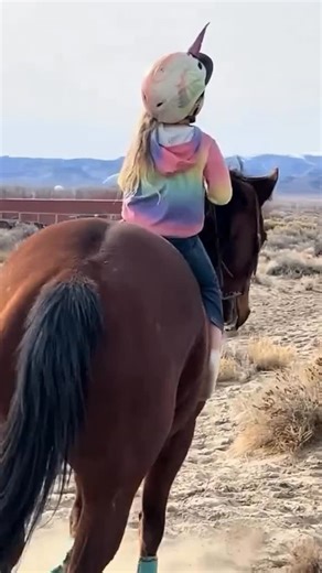 Wrangler Western on Instagram: "This cowgirl takes a top spot in our top 9 posts of the year. Bonus points for the unicorn helmet. . . . vc: starbar_r/ TT"