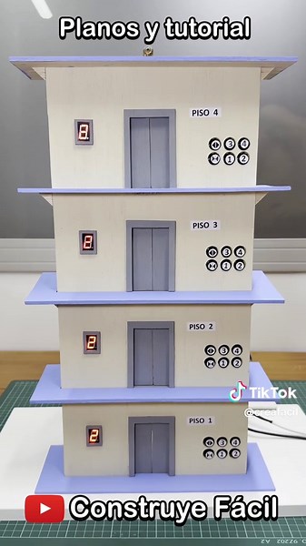Ascensor eléctrico con Arduino #ascensor #arduino #tutorial #electronica #proyecto #elevator