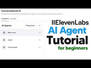 How To Use Ellevenlabs AI Agent (Conversational AI Agent Tutorial)