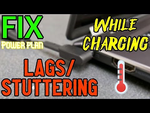Fix Lag/Stuttering in Games While LAPTOP PLUGGED IN/CHARGING | Easy Power Plan FIX ! 2025