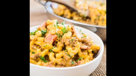Homemade Bacon Cheeseburger Hamburger Helper Recipe | Better Than The Box!