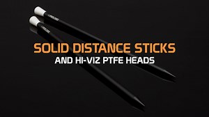 🔥 NEW: #SOLID Distance Sticks & #HiViz PTFE Heads 🔥 40cm Black anodised solid hard Aluminium with profiled points, the slim diameter sticks will easily penetrate the hardest of terrains allowing you to quickly and efficiently wrap-up with ease. Laser etched Prologic logos and machine contoured threaded heads can accommodate our Hi-Viz bright white flared PTFE heads with isotope slots – 64132 (available seperately). ✅ Solid black hard Anodised Aluminium ✅ Profiled easy penetrate points ✅ Laser 