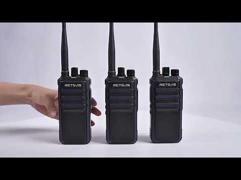 RETEVIS RT86A Heavy Duty GMRS Radio with Mic Gain
