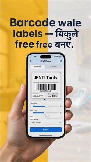 Print Professional Barcode Labels Free — JENTI Tools 🔥