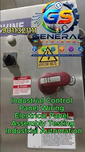 ⚙️ Industrial Control Panel Wiring | Electrical Panel Assembly, Testing & Industrial Automation #hmi