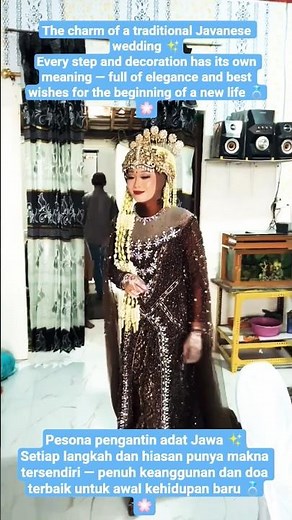 The Beauty of Javanese Traditional Weddings | Graceful, Elegant & Full of Meaning#shorts