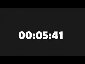 5 Minute 41 Second Timer - (341/36,000)